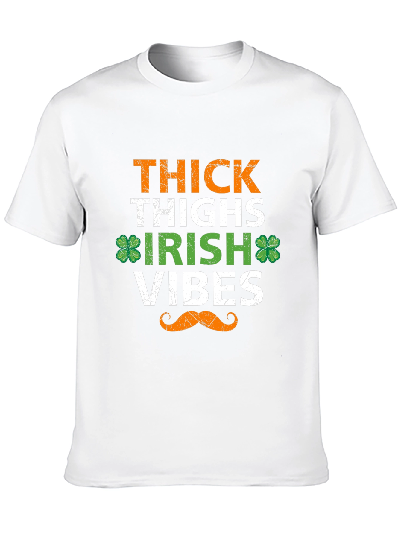 Thick Thighs Irish Vibes St. Patricks Day Tee