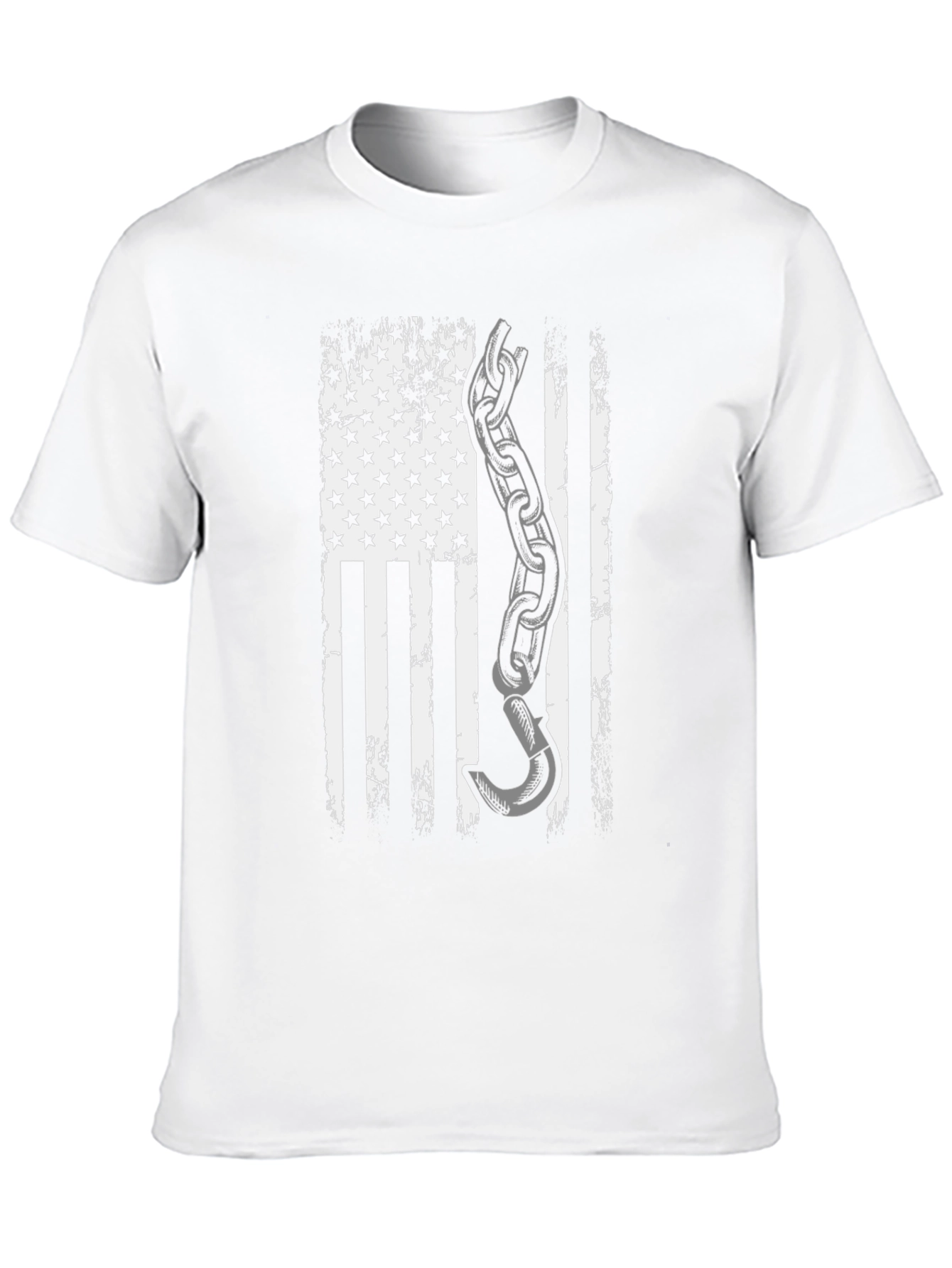 American Flag Tow Truck Driver T-Shirt