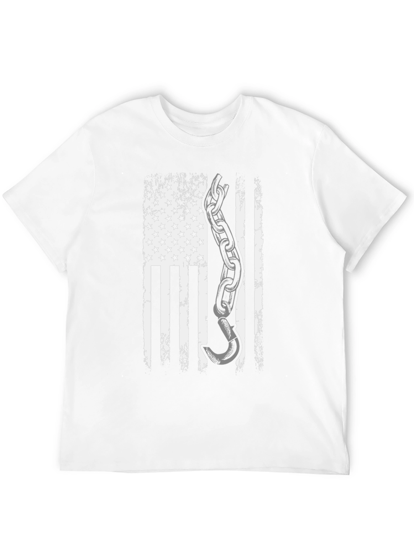 American Flag Tow Truck Driver T-Shirt