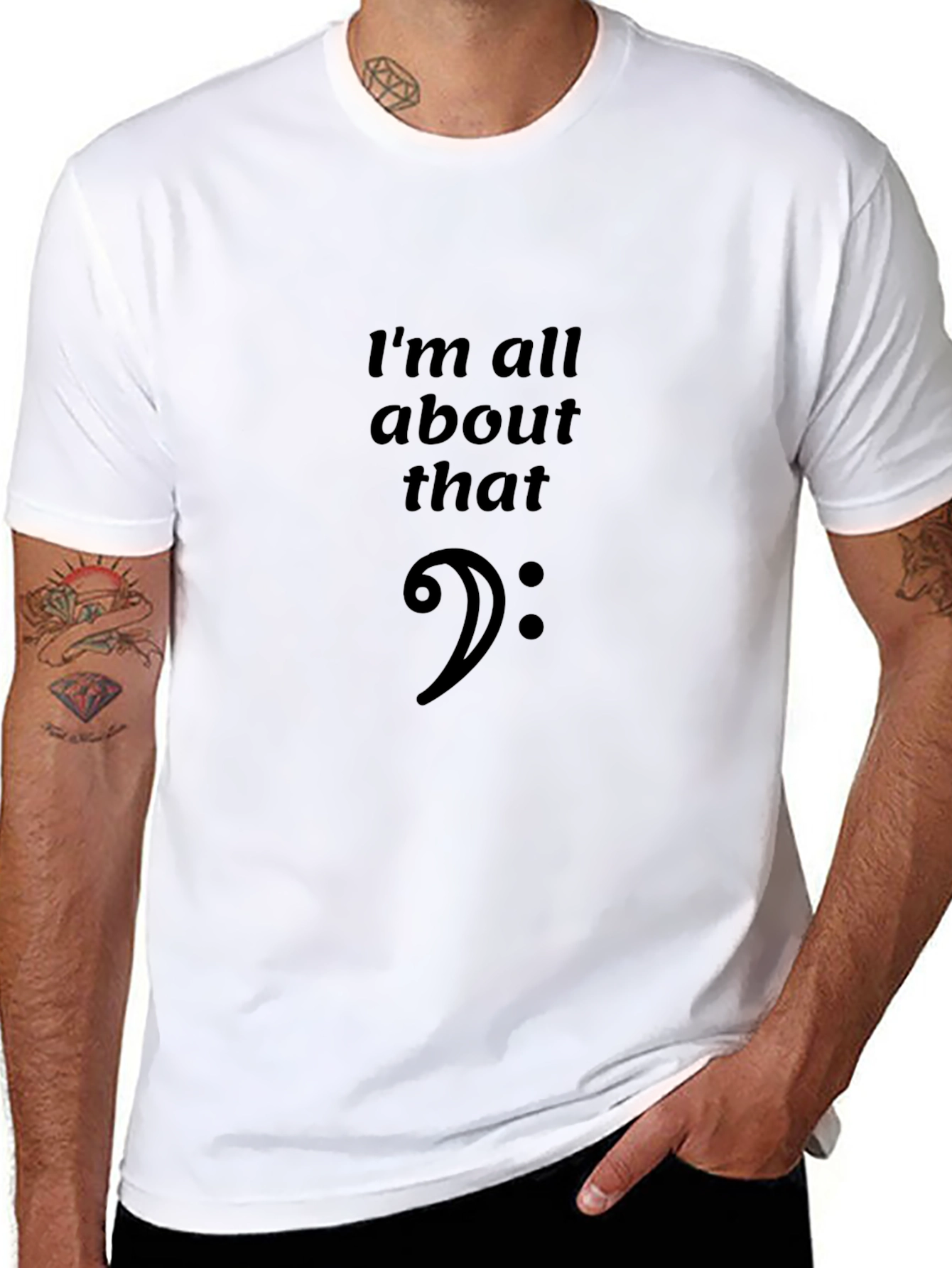 Im All About That Bass Clef T-Shirt