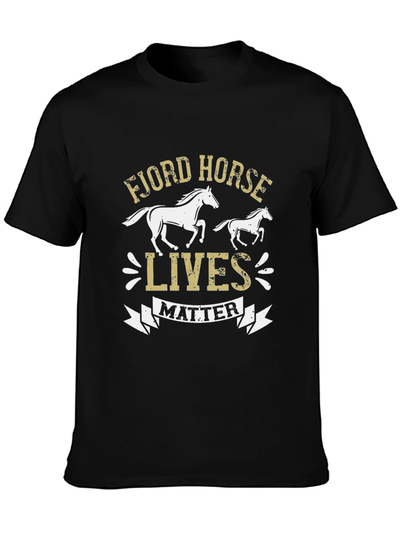 Fjord Horse Lives Matter Graphic T-Shirt