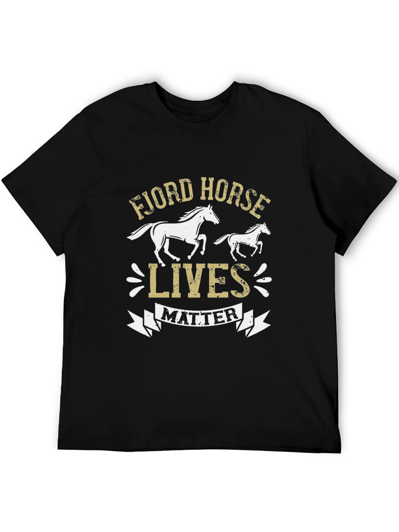 Fjord Horse Lives Matter Graphic T-Shirt
