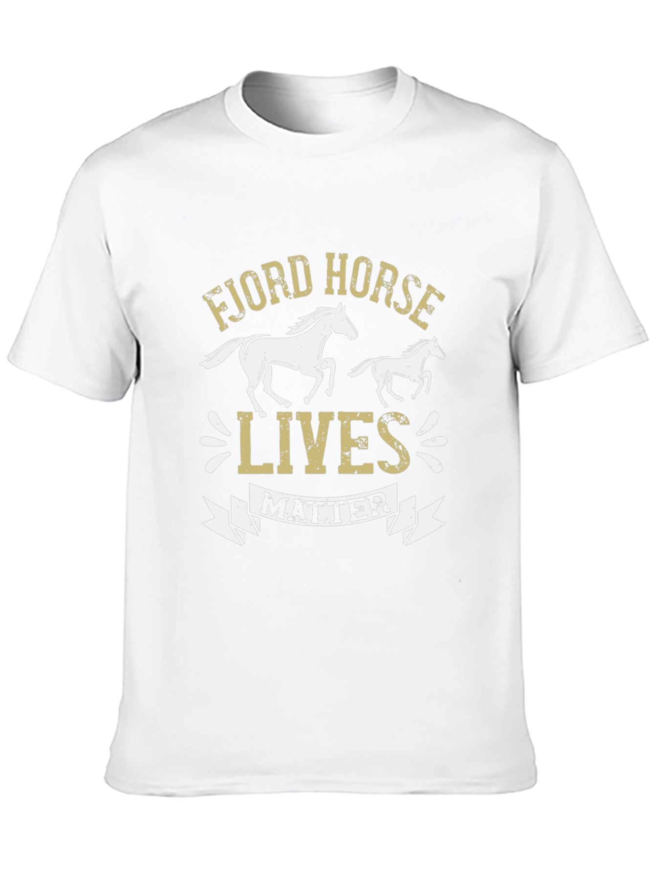 Fjord Horse Lives Matter Graphic T-Shirt