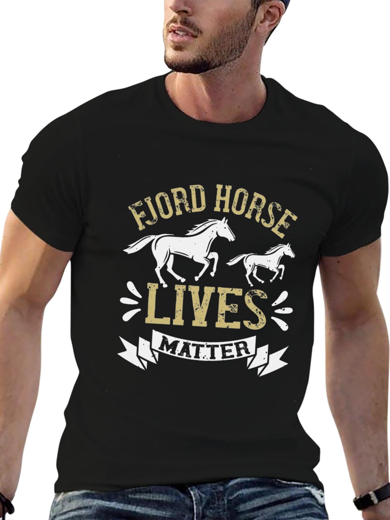 Fjord Horse Lives Matter Graphic T-Shirt