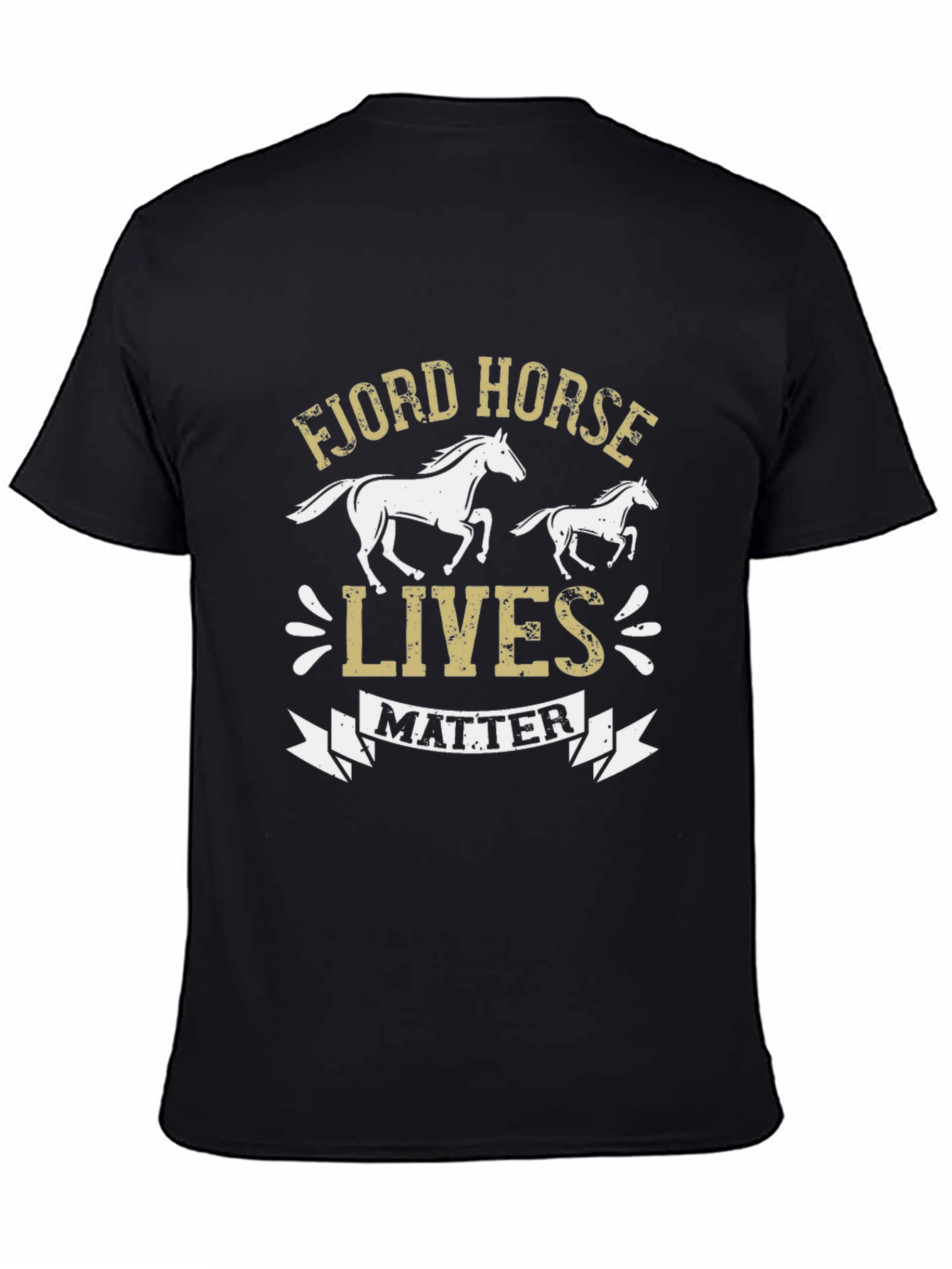 Fjord Horse Lives Matter Graphic T-Shirt