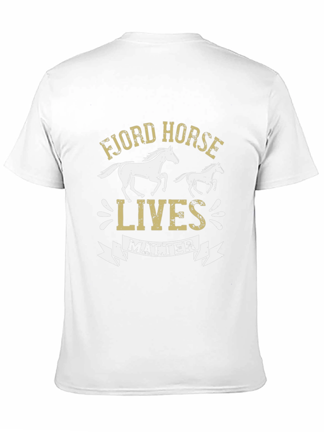 Fjord Horse Lives Matter Graphic T-Shirt
