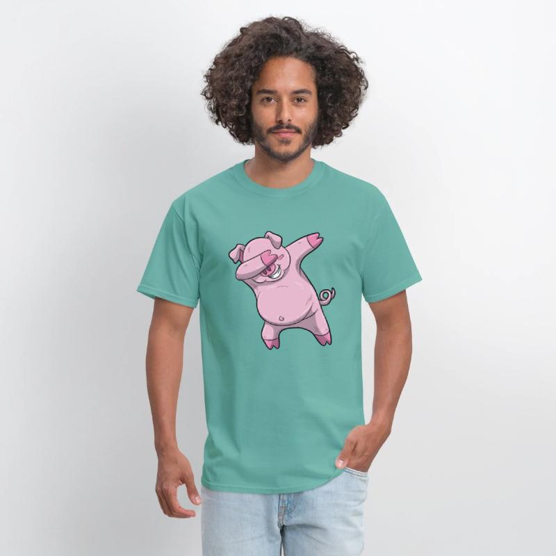 Dabbing Pig Shirt Dance Boys Dab Kids Dancing Gift
