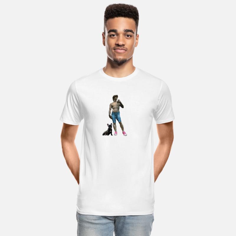David And The Dog - Michelangelo Funny And Cool