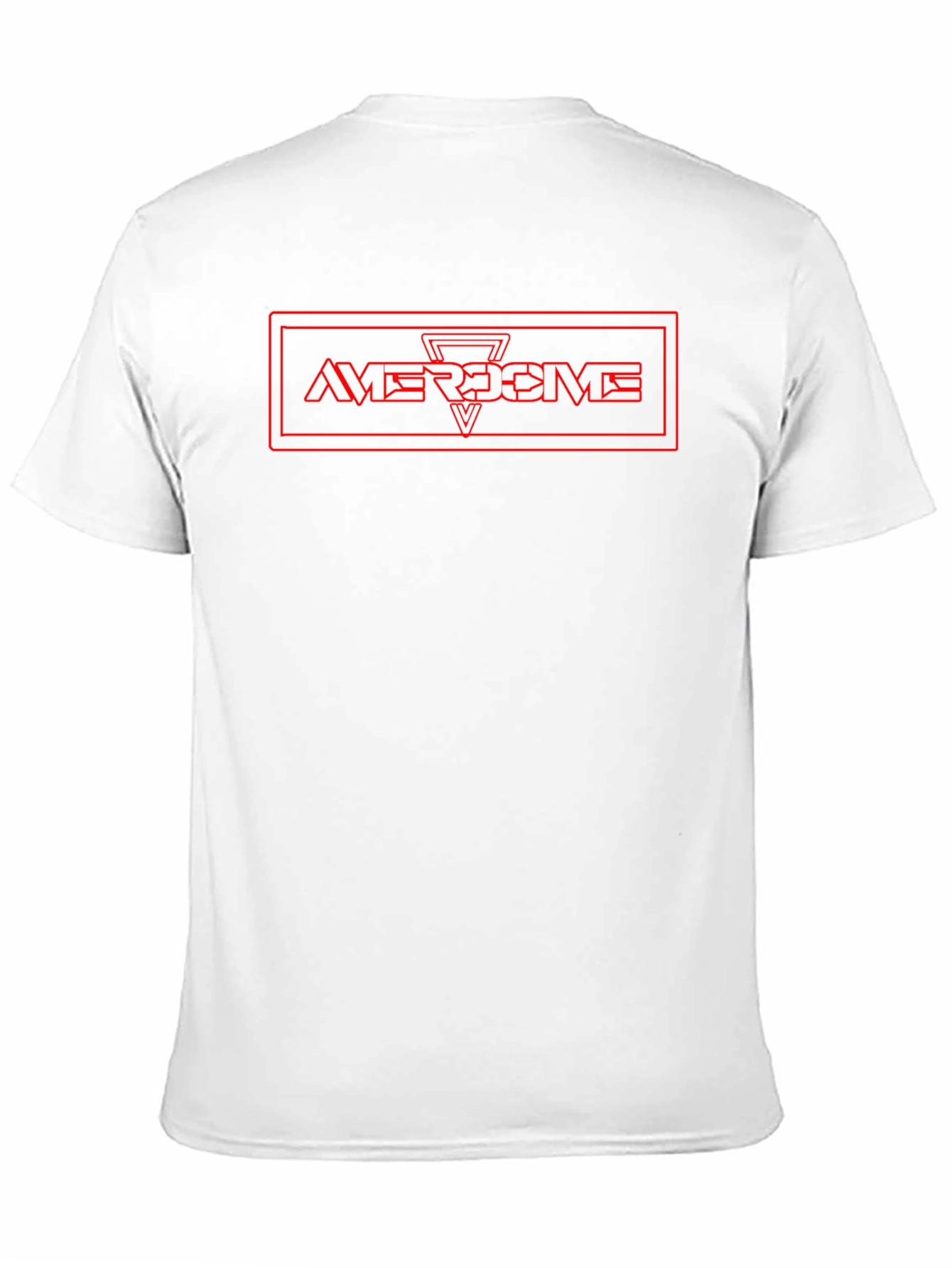 Awesome Graphic Tee - Red Print on Black