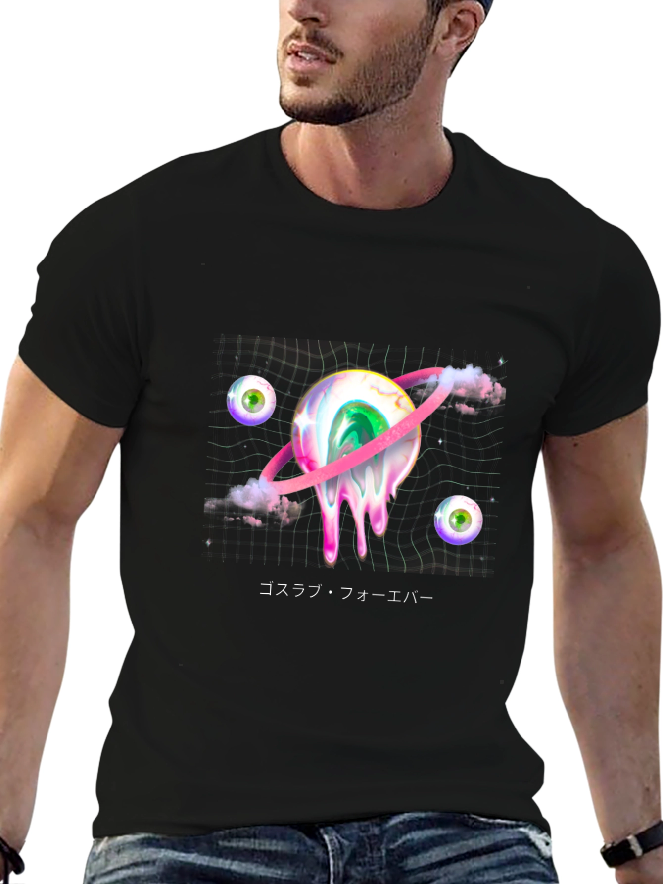 Eye Planet Graphic Tee - Unique Streetwear