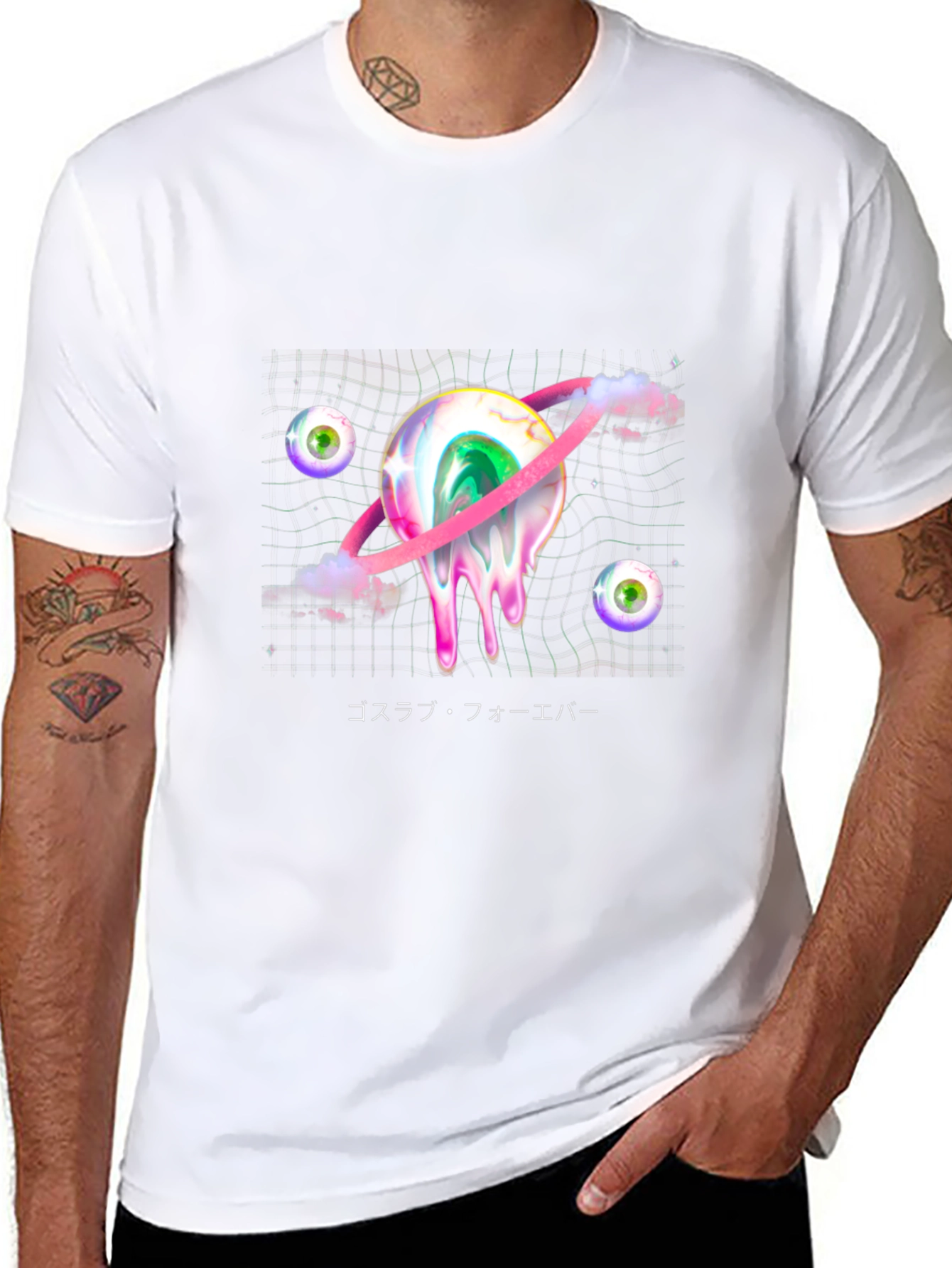 Eye Planet Graphic Tee - Unique Streetwear