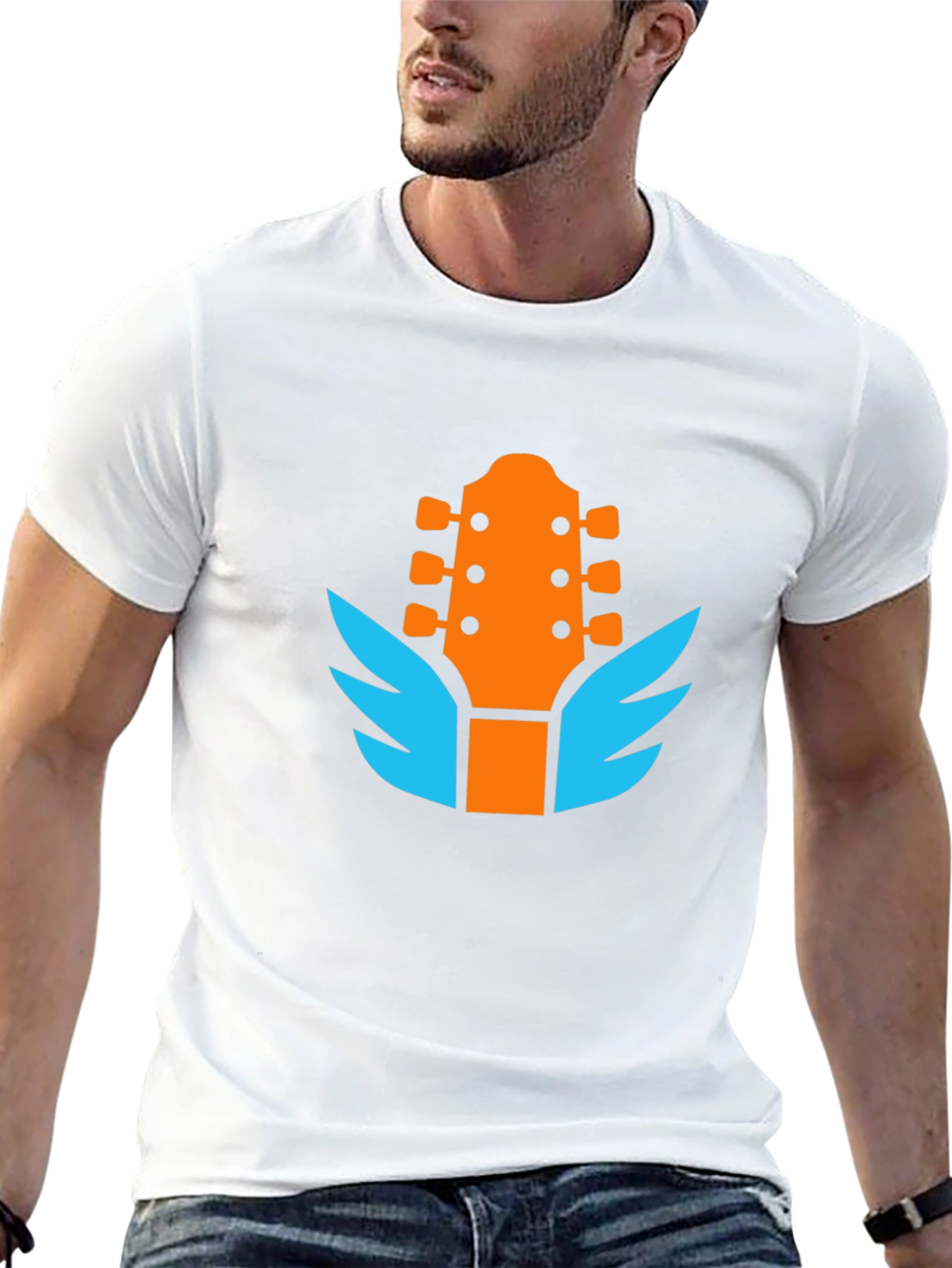 Guitar Wings Graphic Tee - Rocker Style