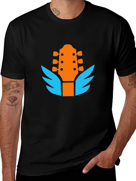 Guitar Wings Graphic Tee - Rocker Style