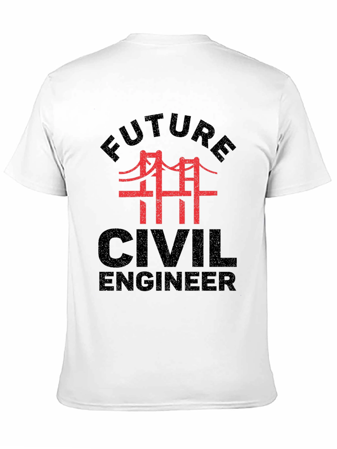 Future Civil Engineer Black T-Shirt