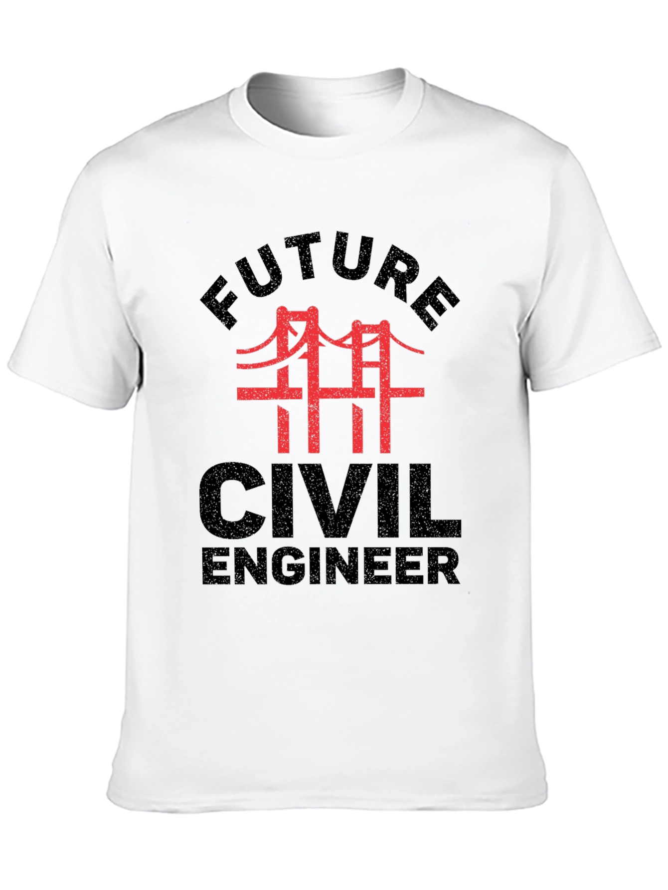 Future Civil Engineer Black T-Shirt
