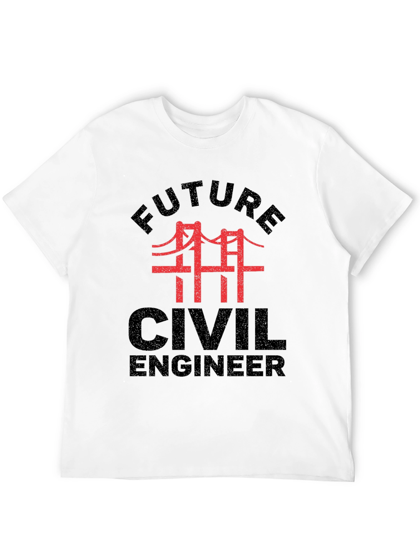 Future Civil Engineer Black T-Shirt