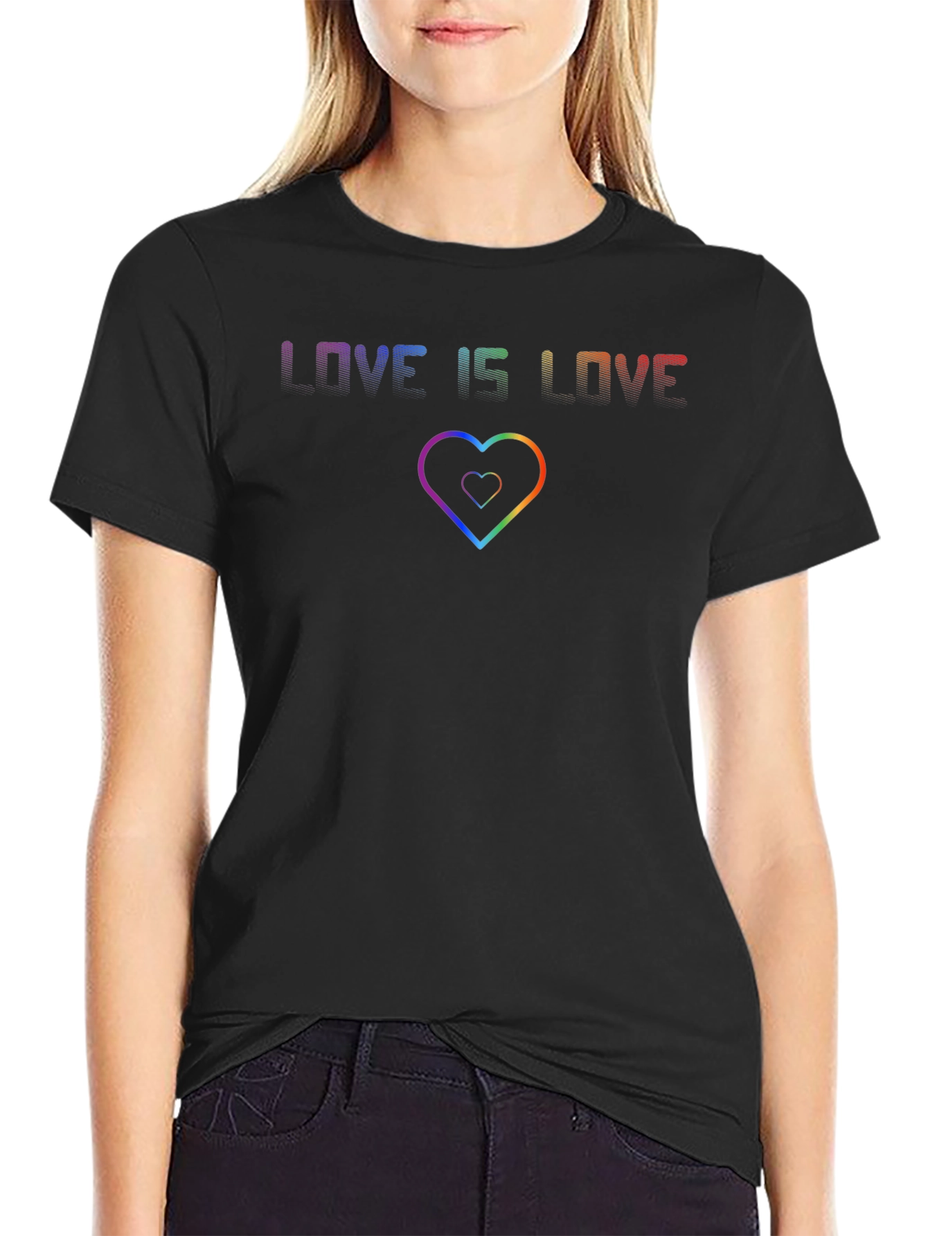 Love is Love Rainbow Graphic Tee