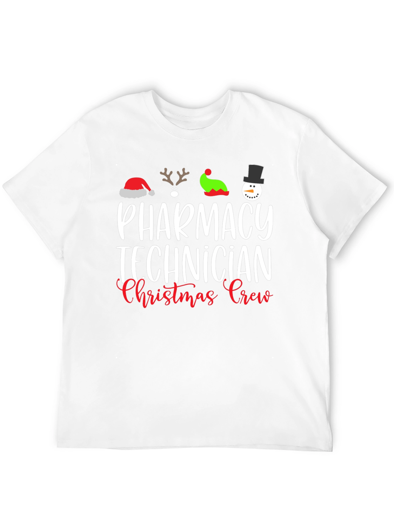 Pharmacy Technician Christmas Crew T-Shirt