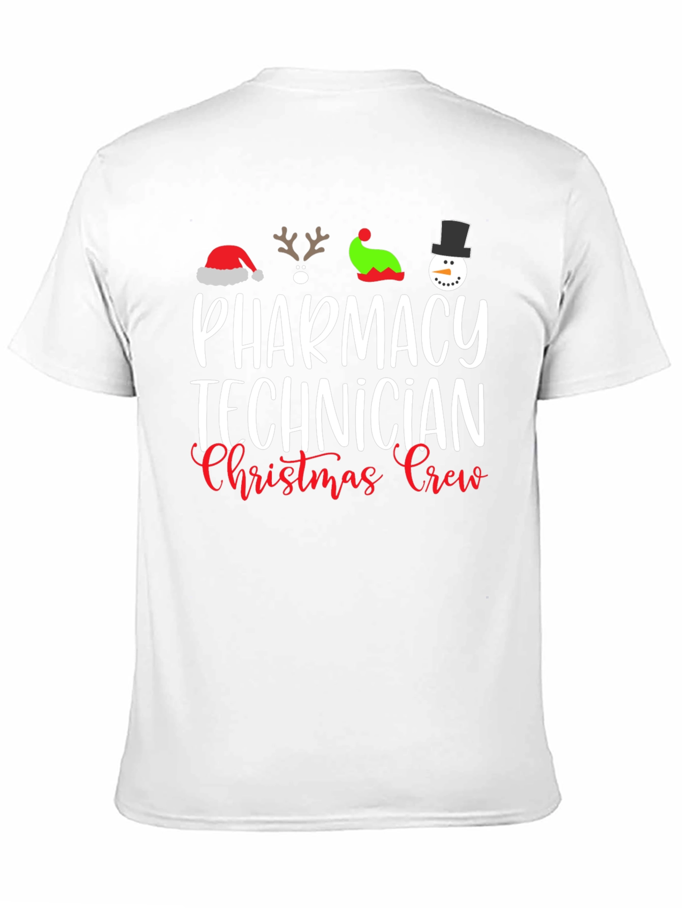 Pharmacy Technician Christmas Crew T-Shirt