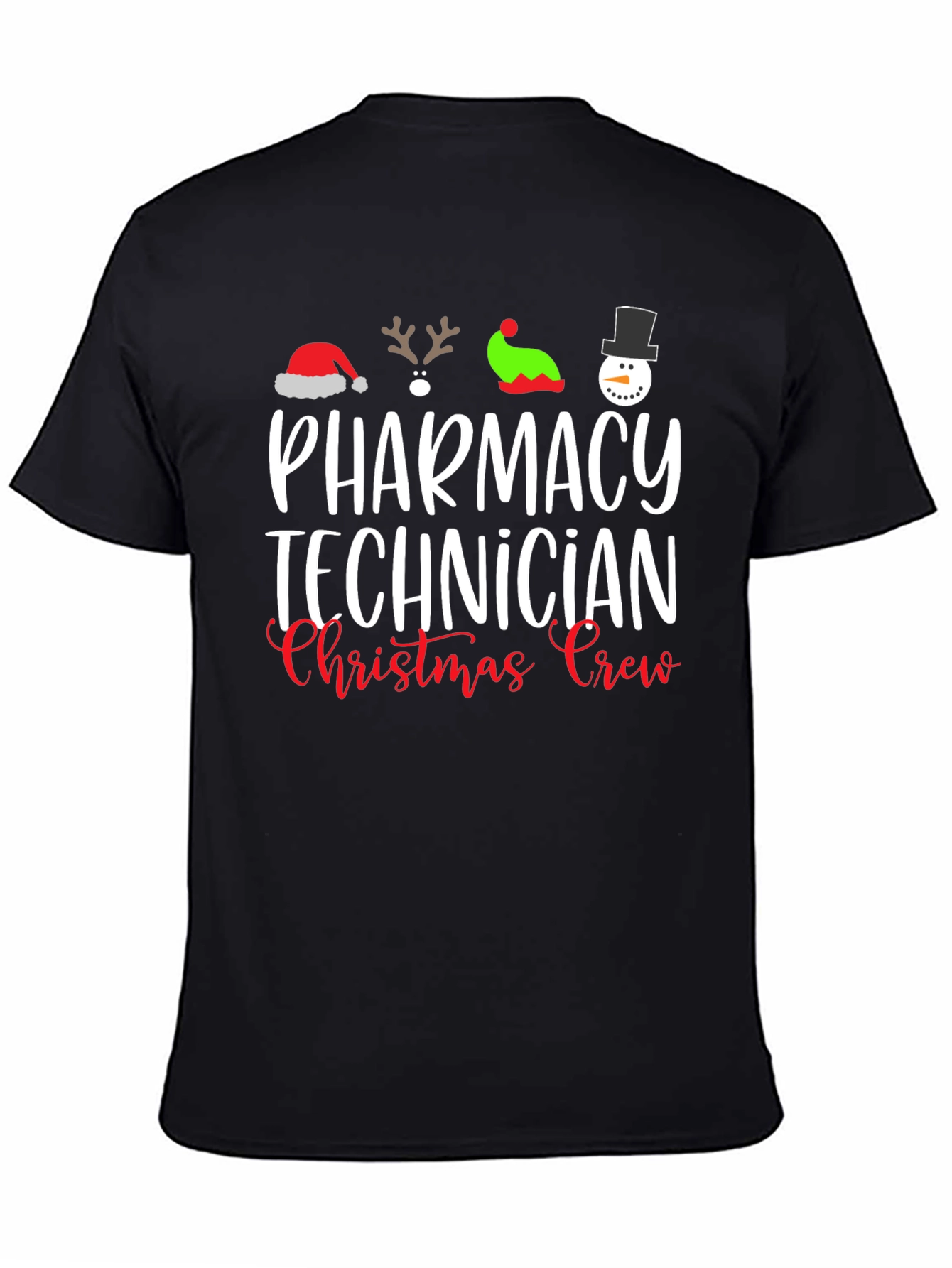 Pharmacy Technician Christmas Crew T-Shirt
