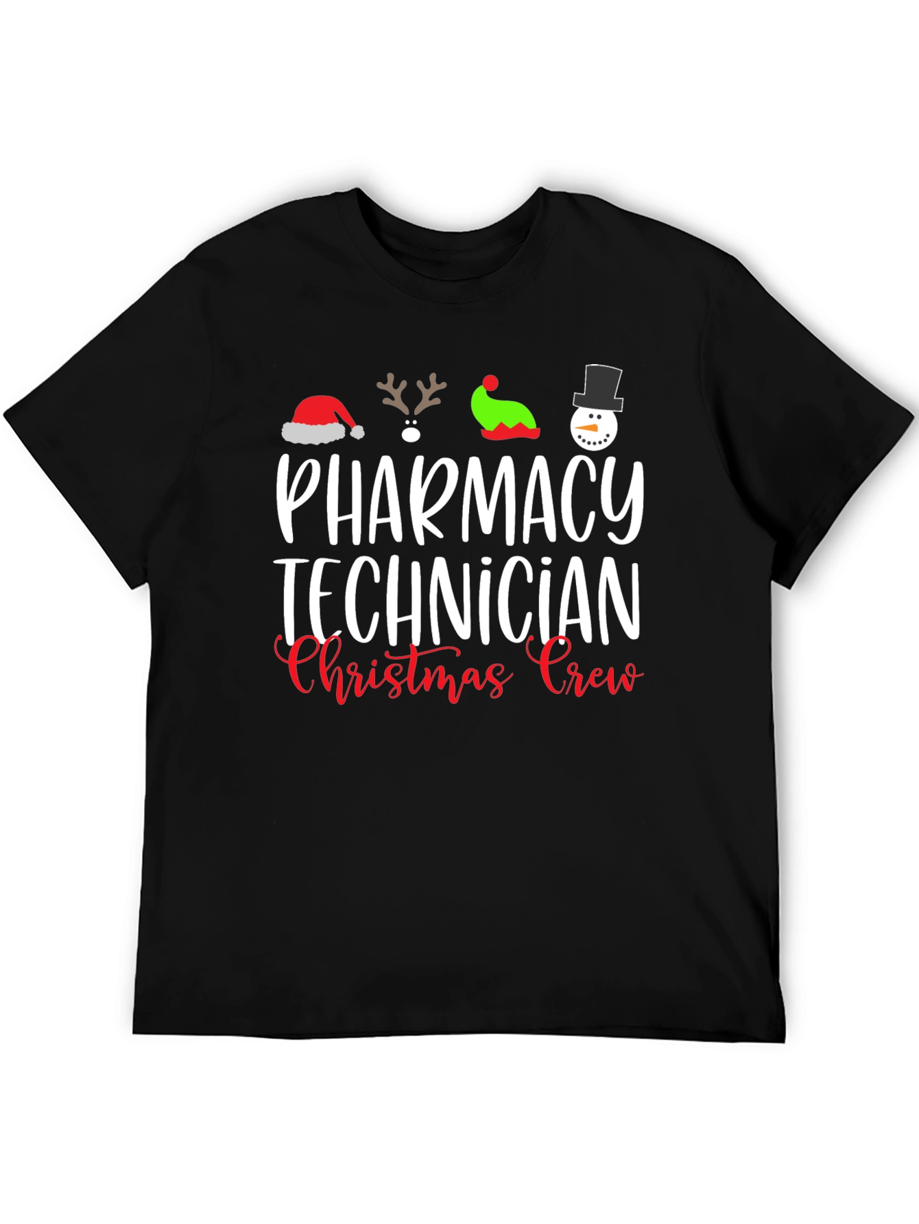 Pharmacy Technician Christmas Crew T-Shirt