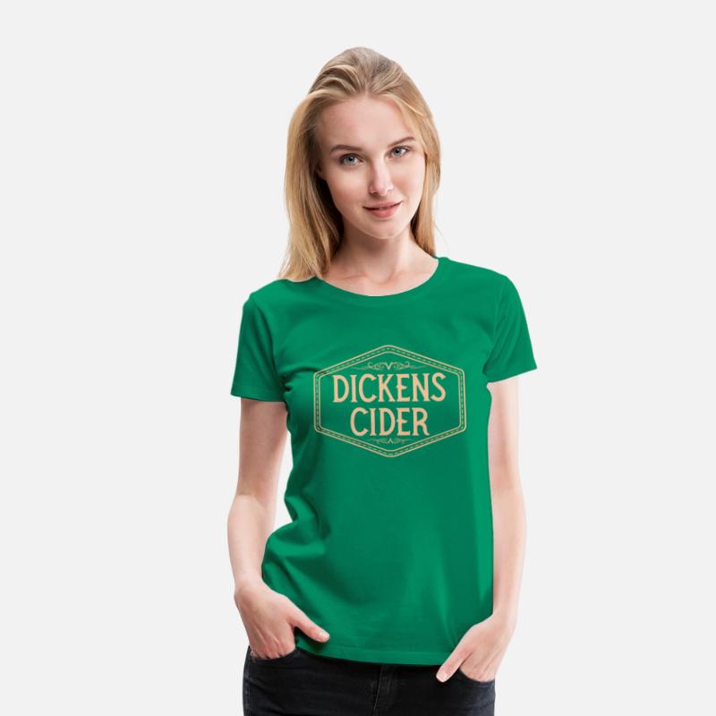 Dickens Cider Bottle Label Pun Cheeky