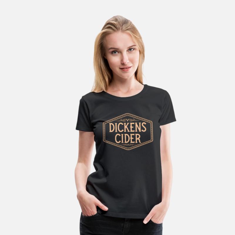 Dickens Cider Bottle Label Pun Cheeky