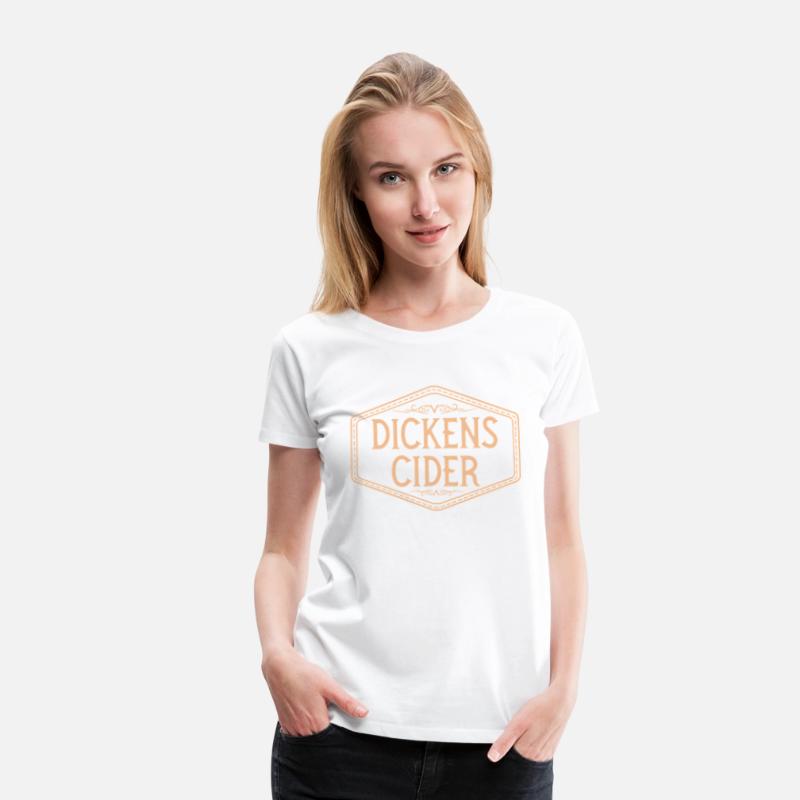 Dickens Cider Bottle Label Pun Cheeky