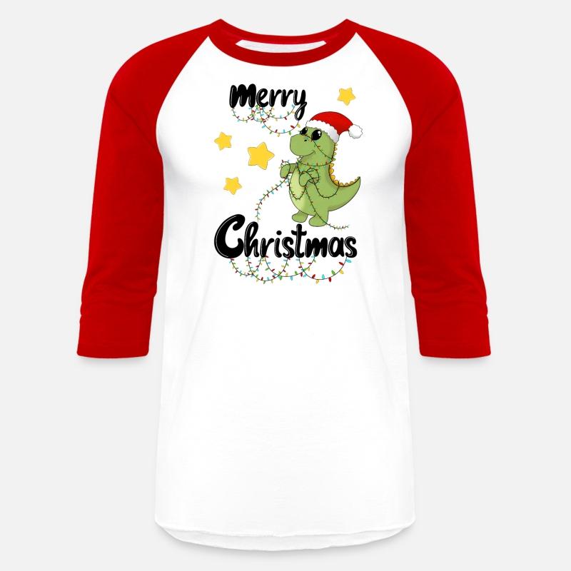 Dino celebrates christmas - Merry Christmas black