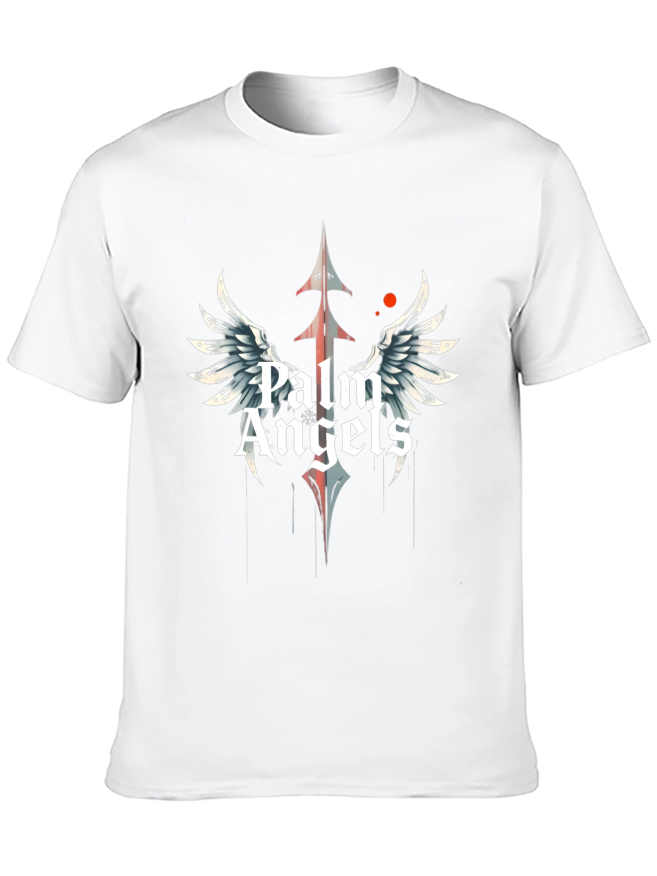 Palm Angels Black Graphic Tee