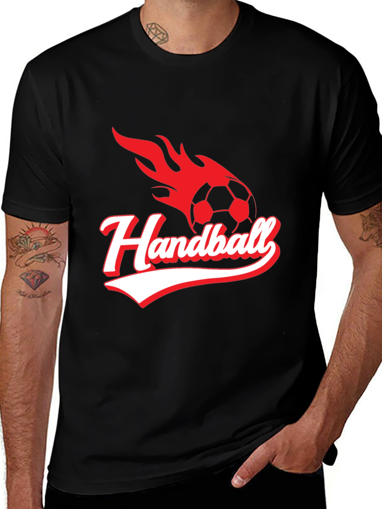 Handball Flame T-Shirt - Sportswear Tee