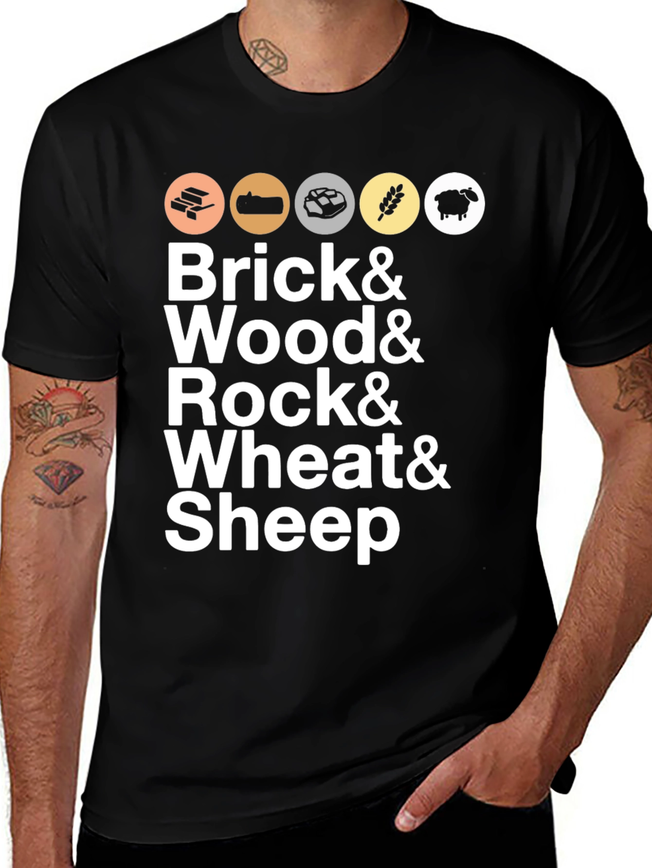 Settlers Resources Graphic T-Shirt