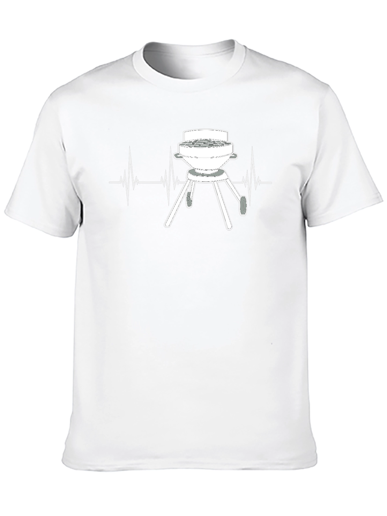 BBQ Heartbeat T-Shirt - Grill Master Tee