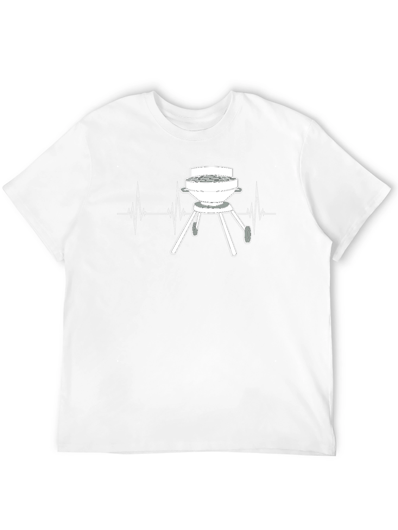 BBQ Heartbeat T-Shirt - Grill Master Tee