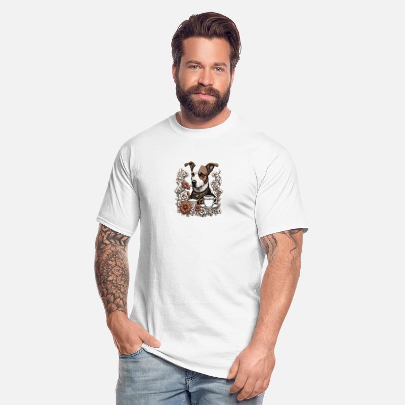 dog anc coffee