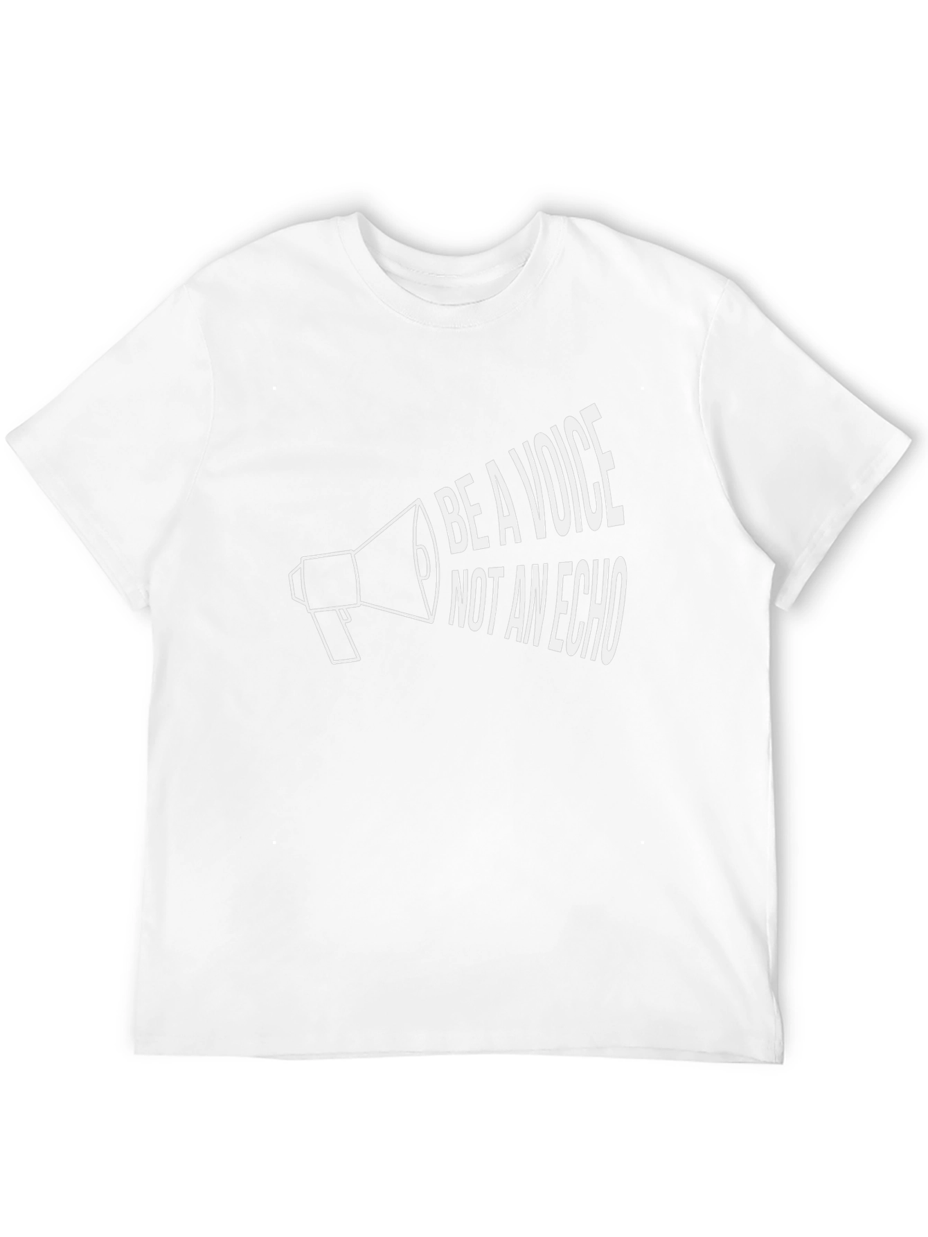 Be A Voice Not An Echo Black Graphic Tee