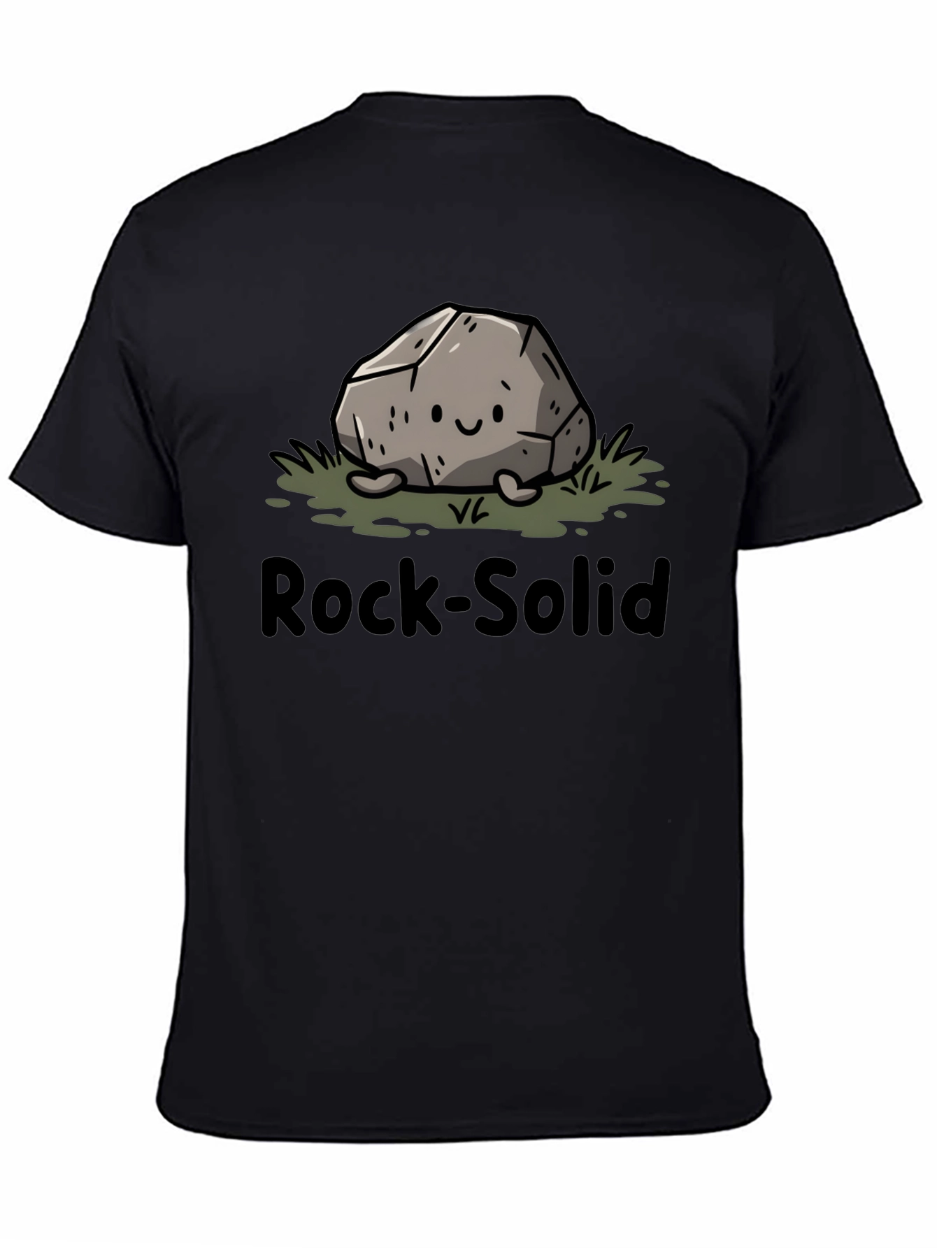 Rock-Solid Cute Graphic T-Shirt