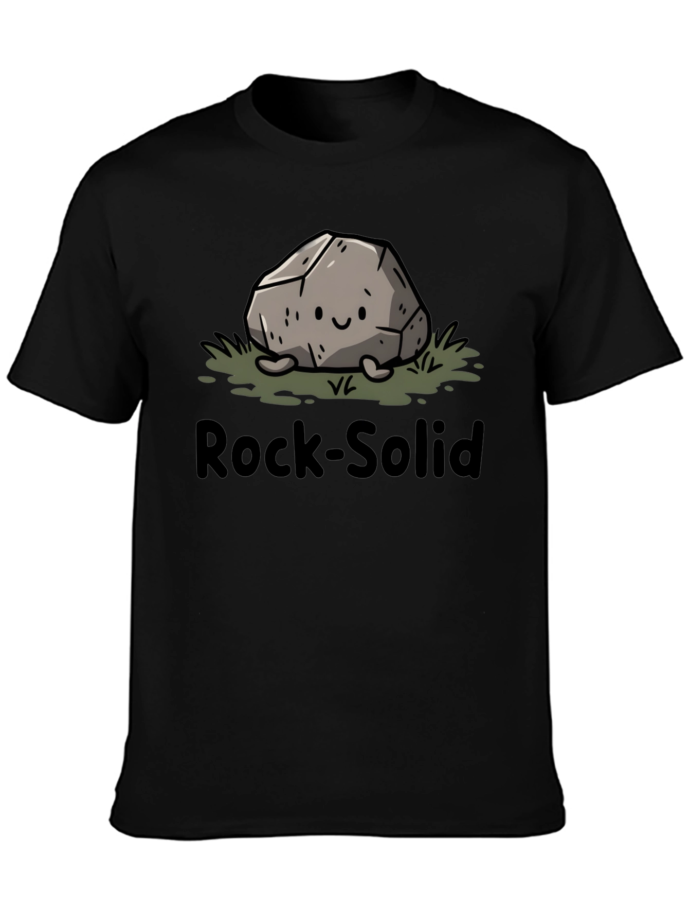 Rock-Solid Cute Graphic T-Shirt