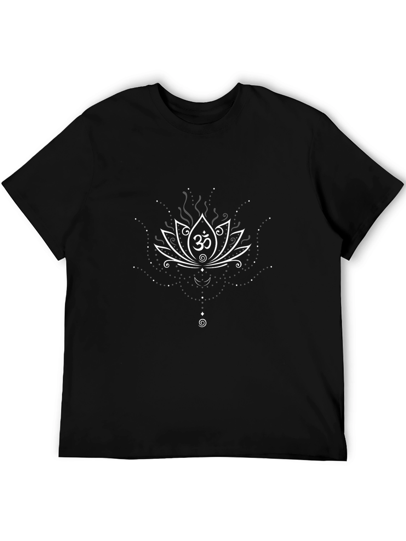 Lotus Om Graphic T-Shirt - Spiritual Design Tee