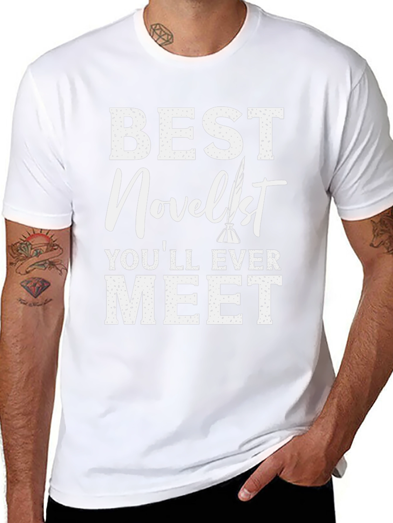 Best Novelist T-Shirt - Writer Gift