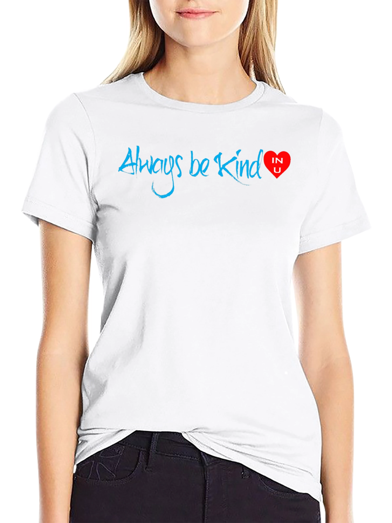 Always Be Kind T-Shirt - Positive Message Heart Design