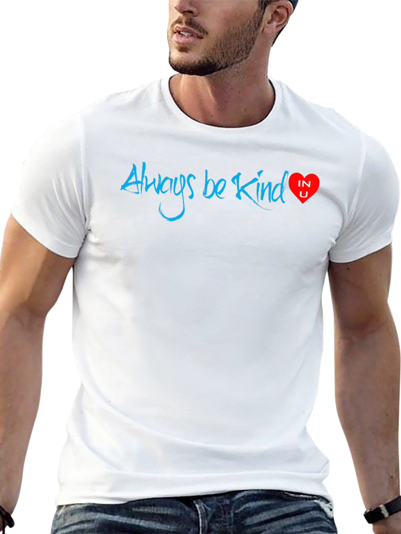 Always Be Kind T-Shirt - Positive Message Heart Design