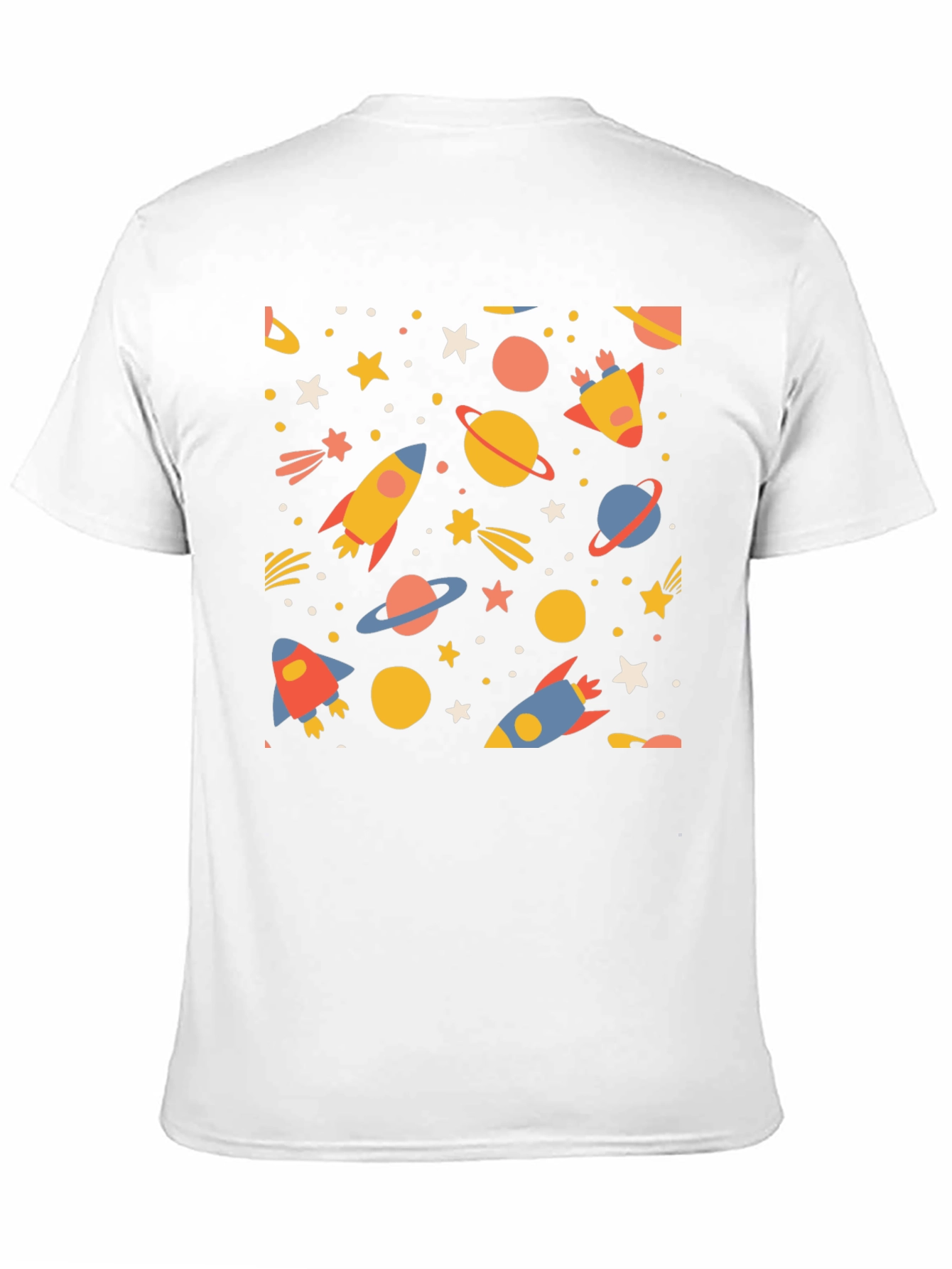 Cosmic Adventure T-Shirt - Space Rockets & Planets