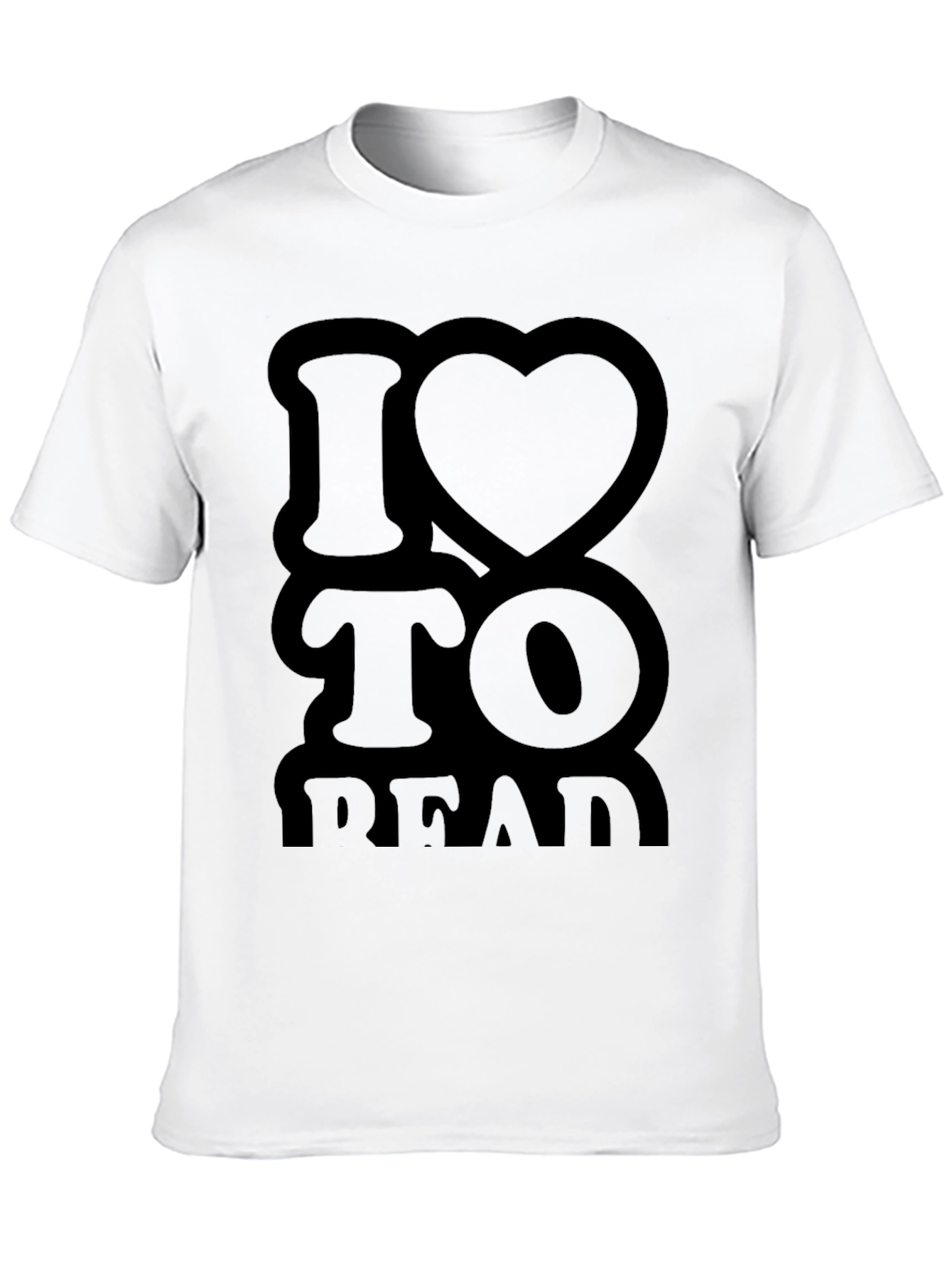 I Heart to Read Black T-Shirt