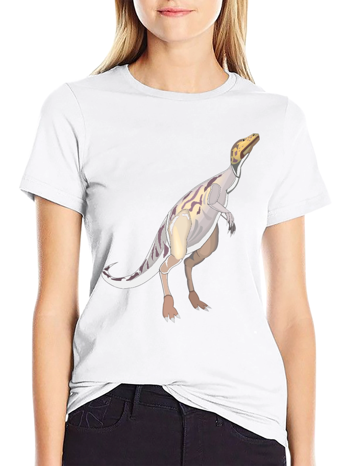 Dinosaur Graphic T-Shirt - Black Unisex