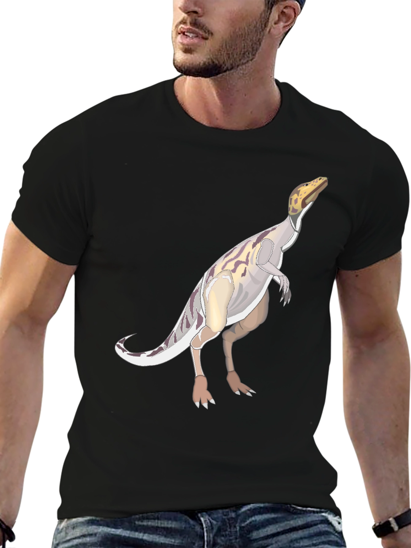Dinosaur Graphic T-Shirt - Black Unisex