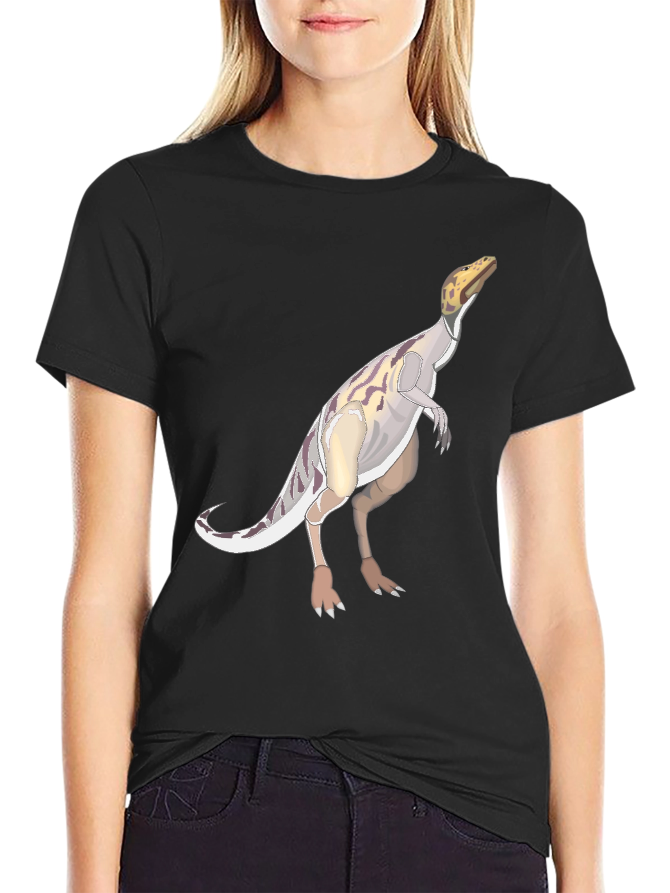 Dinosaur Graphic T-Shirt - Black Unisex