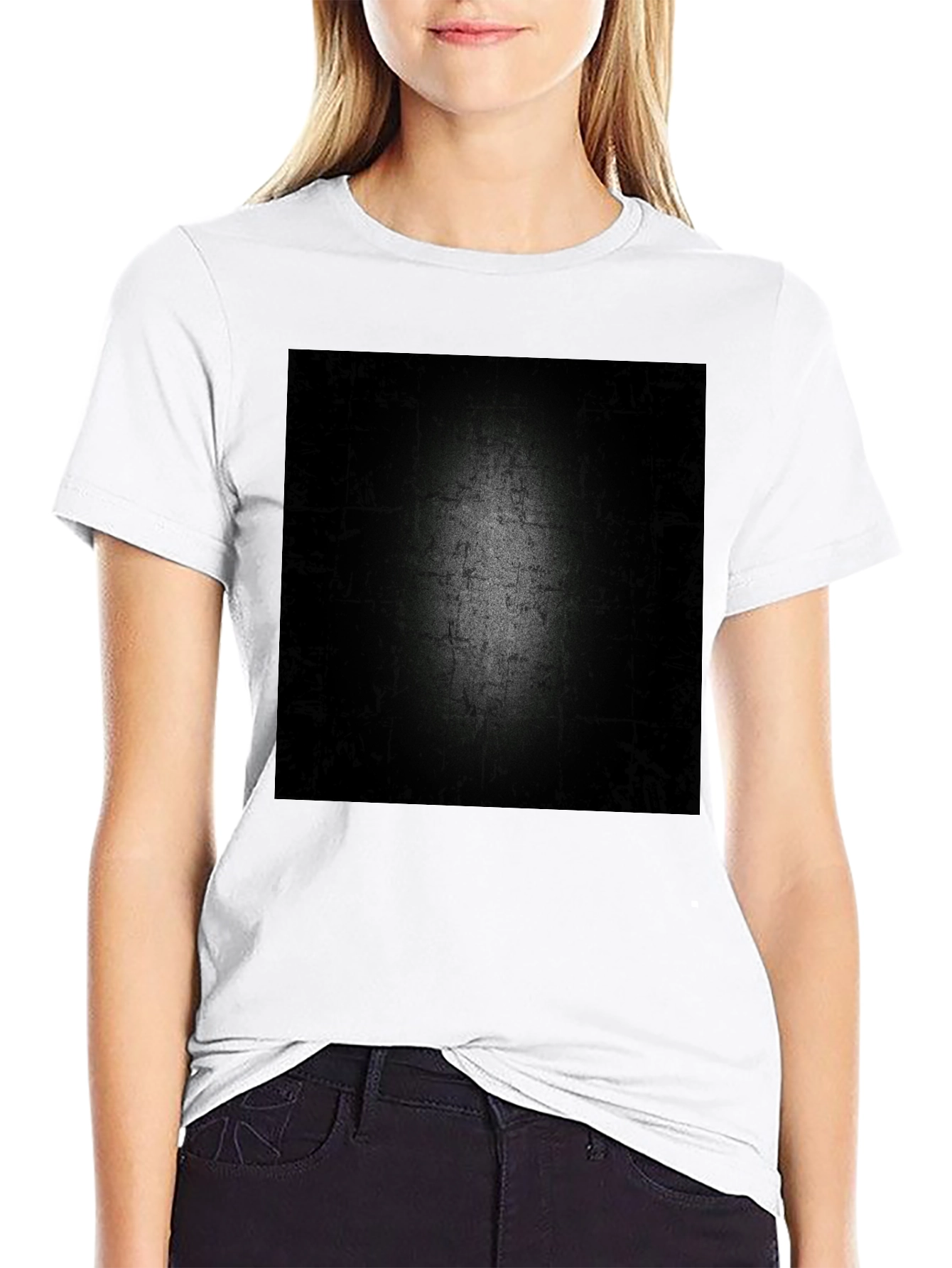 Abstract Dark Texture Graphic Tee - Modern Mens T-Shirt