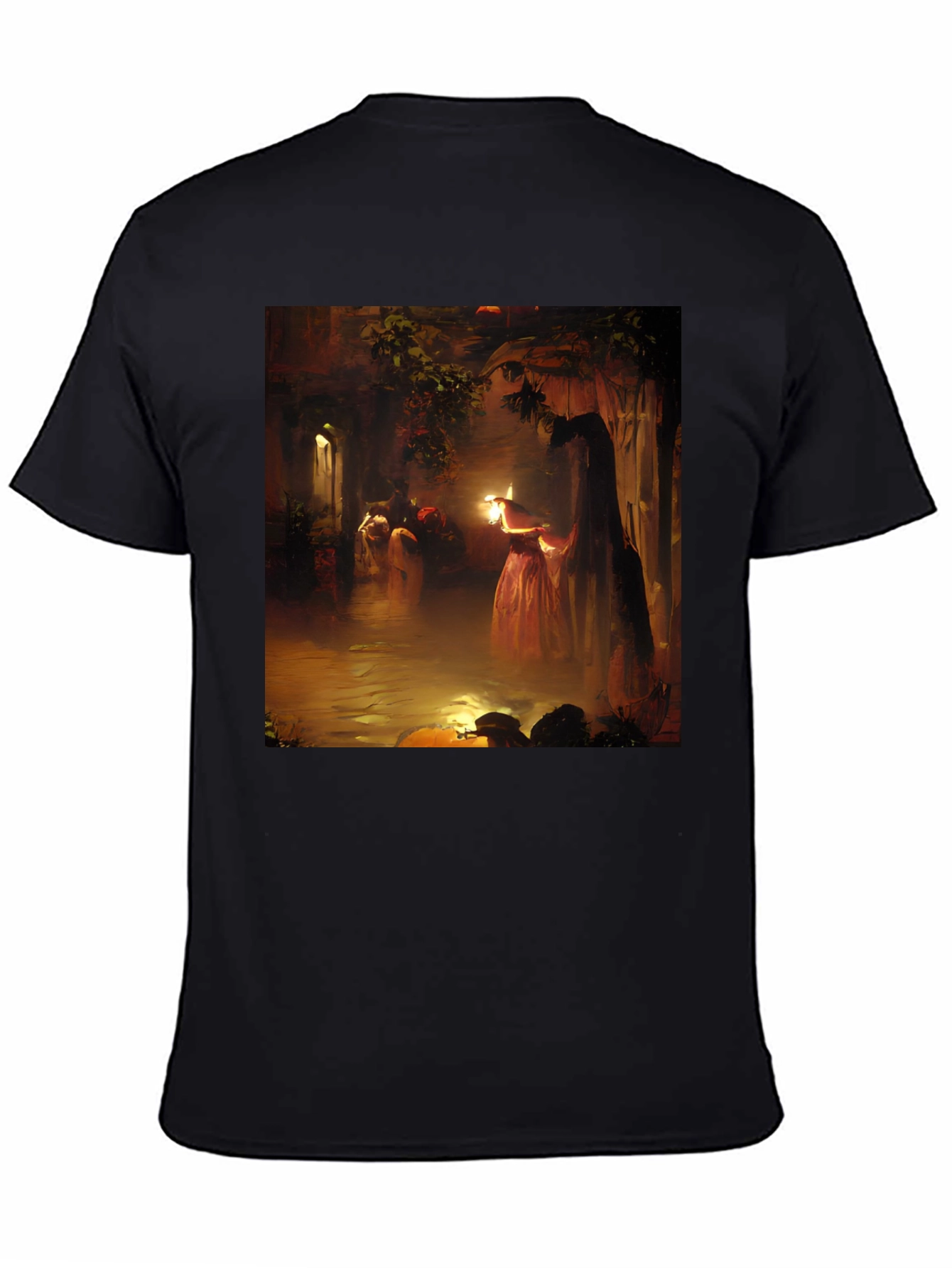 Artistic Woman with Candle T-Shirt