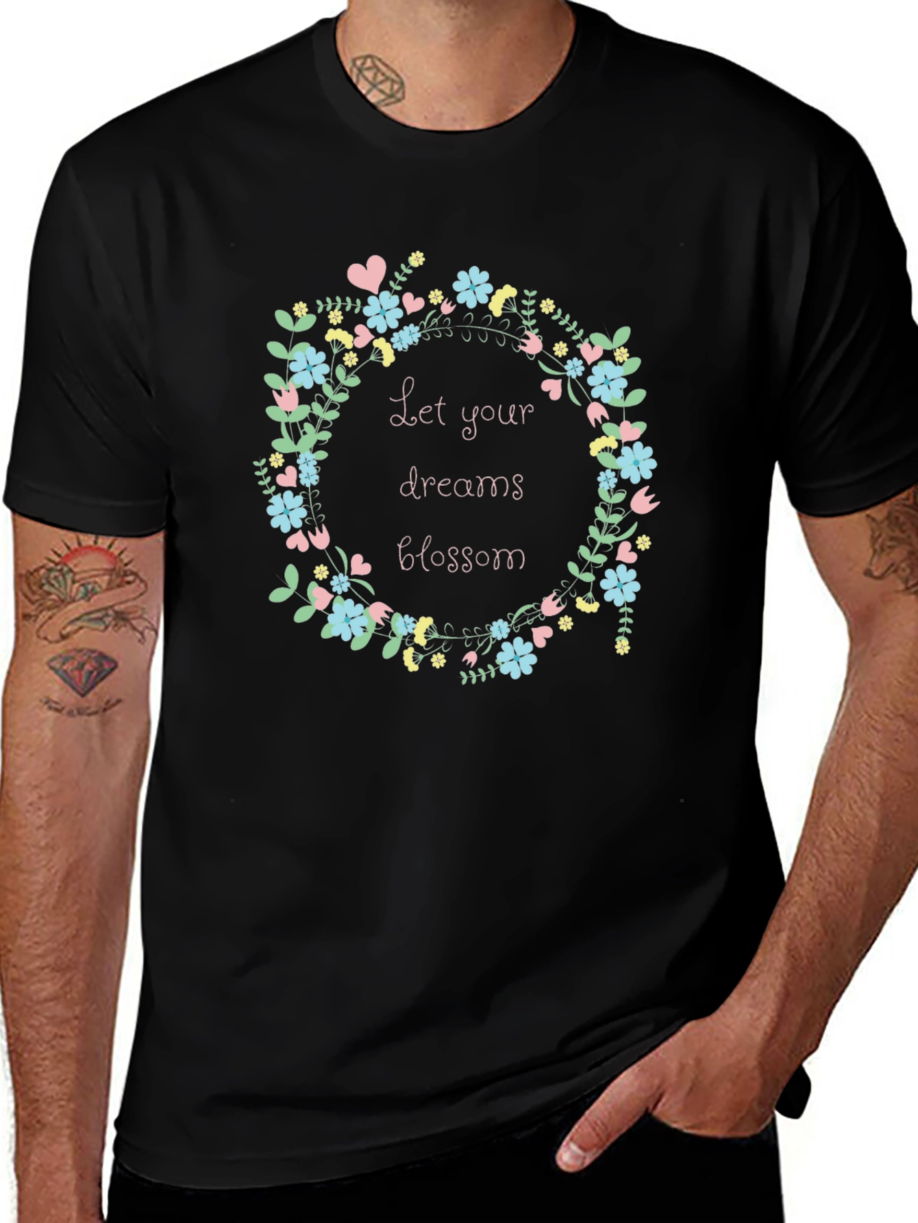Floral Dreams T-Shirt - Let Your Dreams Blossom